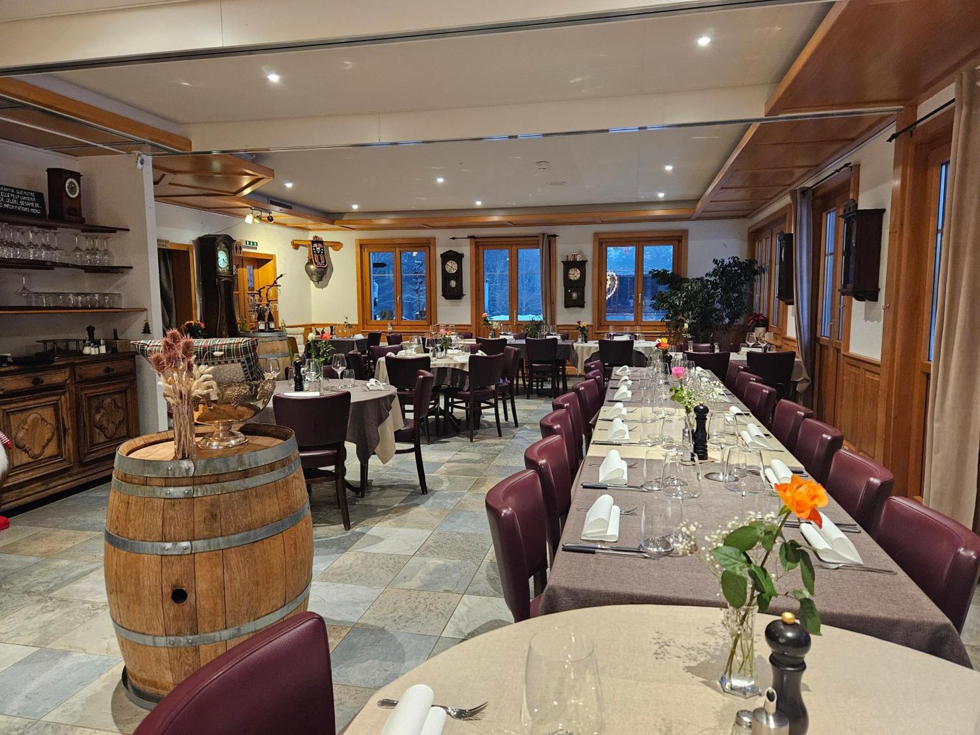 Hotel Restaurant Du Marchairuz Le Brassus Dış mekan fotoğraf